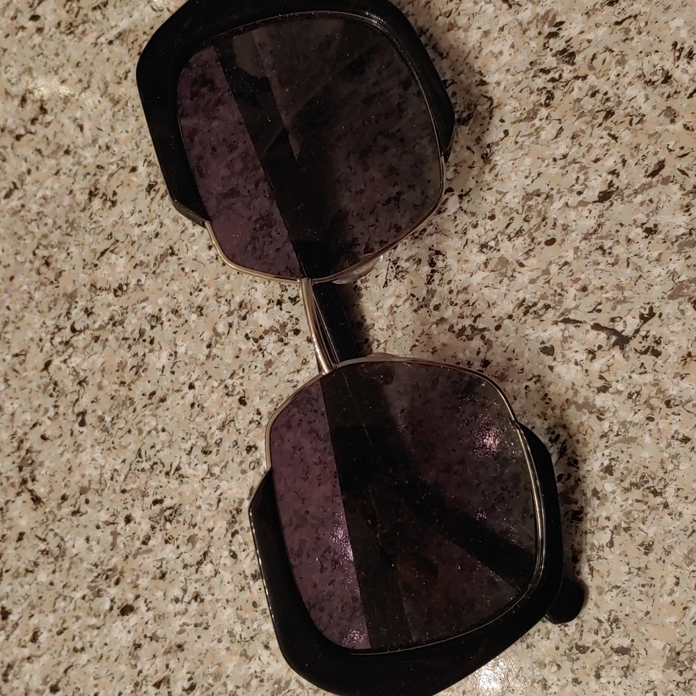 Zac Posen, Black, Sunglasses